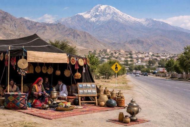 سیاه‌چادرهای نوروزی در مبادی ورودی شهرستان خاش برپا می‌شود