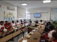 حضور دوستعلی در جمع نیروهای هلال احمر استان کرمان