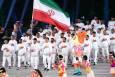 دیدار توماس باخ با ورزشکاران ایرانی در دهکده بازی‌های ساحلی
