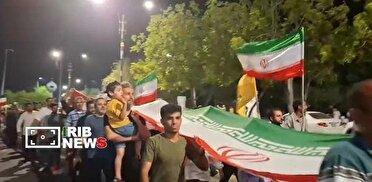 حمایت ساکنان و گردشگران کیش از تیم ملی فوتبال جمهوری اسلامی ایران