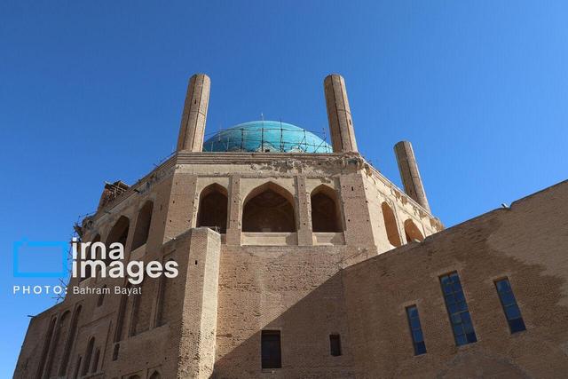 عملیات مرمت چندجانبه در گنبد سلطانیه آغاز شود