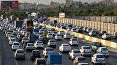 ترافیک سنگین در آزادراه‌های تهران - کرج - قزوین