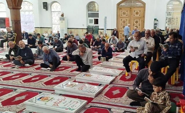 قرائت دعای ندبه با نوای سید محسن بنی فاطمی در آستانه اشرفیه