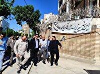 بازدید سرزده دادستان اصفهان از مناطق آسیب دیده جنگ رمضان