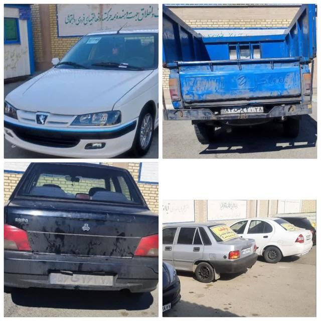 686دستگاه وسائط نقلیه پلاک مخدوش و فاقد پلاک در پارکینگ غرب استان تهران