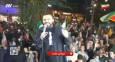 ببینید | شلیک تیرهوایی توسط مجری شبکه سه روی آنتن زنده با کلاشینکف در تجمعات شبانه مردم در تهران