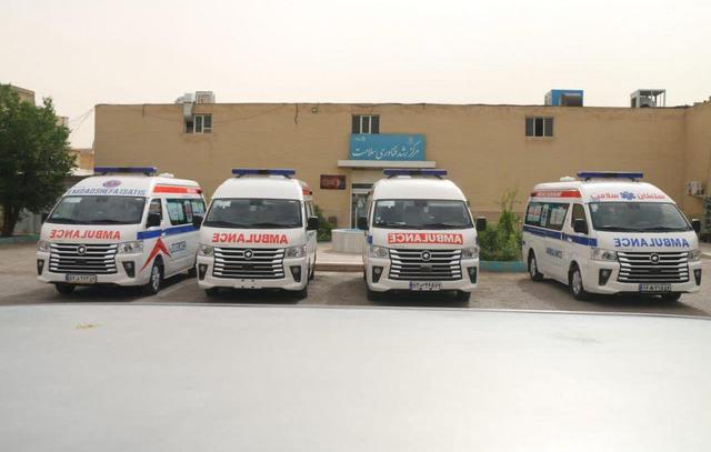 خرید چهار دستگاه آمبولانس از محل تسهیلات دانشگاه علوم پزشکی یزد