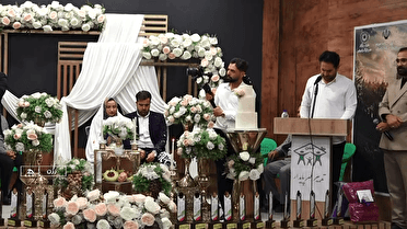 جشن وصال ۴۰ زوج جوان در شهرستان رزن