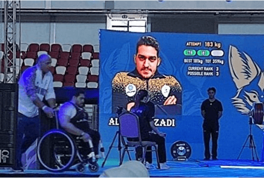 پاراوزنه برداری آزاد الجزایر؛ نشان طلا در دستان ایزدی