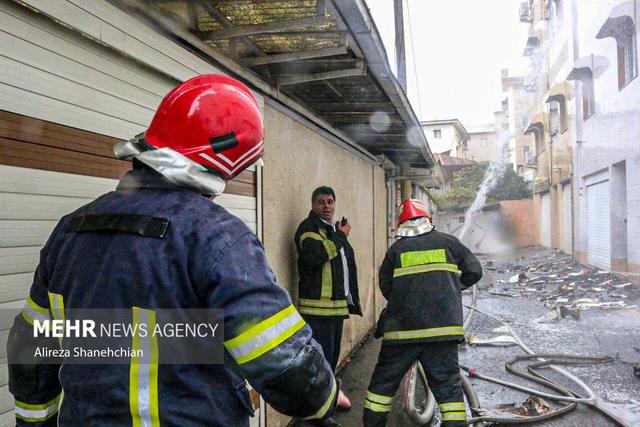 آتش در یک منزل مسکونی سمنان؛ مهارِ سریع حریق قبل از فاجعه