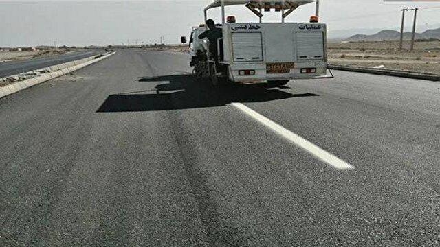 خط کشی۵۰۰ کیلومتر از طول مسیر ورودی ها و محورهای شریانی آذربایجان غربی