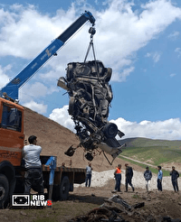 انحراف به چپ، عامل مرگ راننده ۴۰ ساله پراید در جاده خلخال