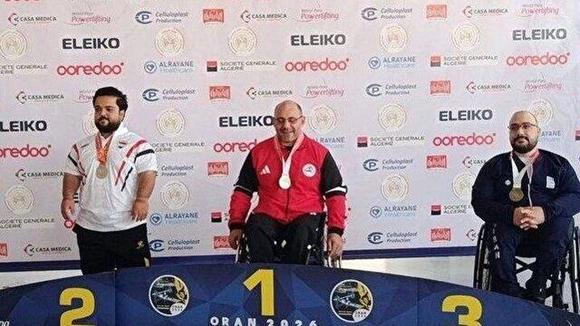 مدال طلا و برنز نمایندگان پاراوزنه‌بردار ایران در مسابقات آزاد الجزایر