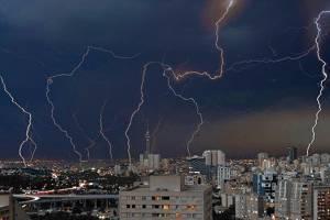 رگبار باران و رعد و برق در برخی مناطق نوار شمالی کشور