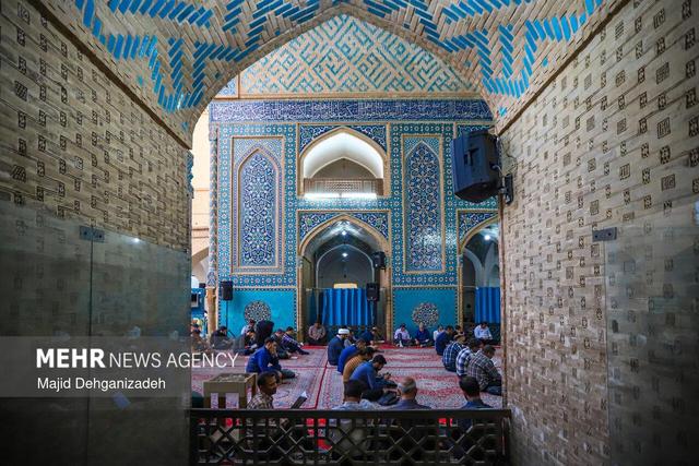 مراسم قرائت دعای روز عرفه در مسجد جامع کبیر یزد