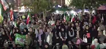 طنین شعار برائت از مشرکین در جشن تکلیف دختران بهارستانی