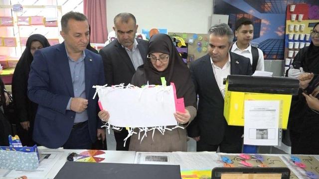 ببینید | خلاقیت معلمان مازندرانی در جشنواره ابزارهای کمک‌آموزشی