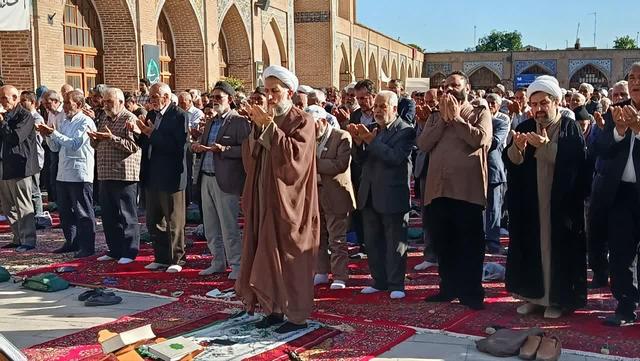 نماز عید قربان در قزوین برگزار شد