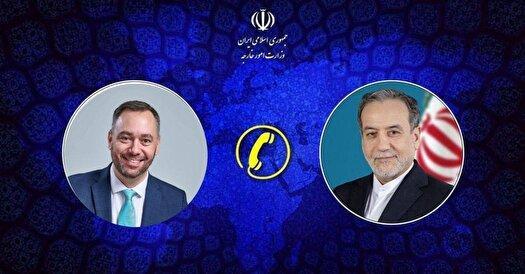 گفتگوی تلفنی وزرای امور خارجه جمهوری اسلامی ایران و بلژیک
