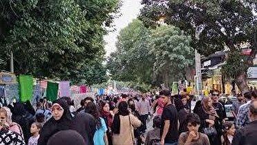 مهمانی کیلومتری غدیر در کرمانشاه