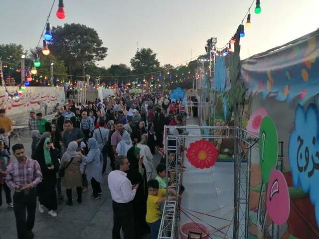 شادپیمایی و مهمانی بزرگ غدیر در دهدشت با استقرار بیش از ۶۰ موکب