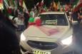 حضور عروس و دامادهای دانشجوی بجنورد در تجمع مردمی