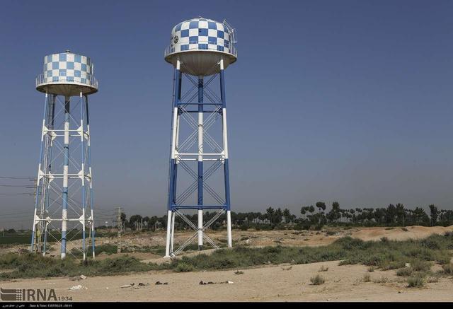 تکمیل پایان عملیات شستشو و گندزدایی مخازن آب شرب روستاهای شرق اهواز