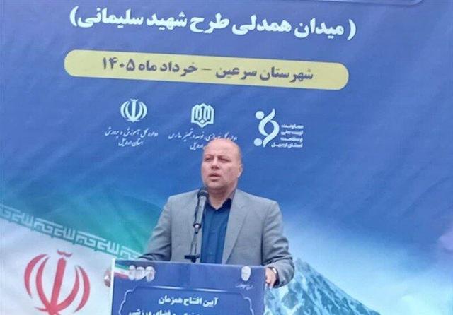  ‌۱۱ زمین چمن مصنوعی و فضای ورزشی در سرعین بهره‌برداری شد