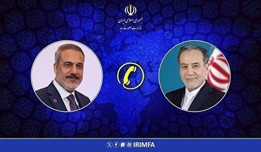 گفت وگوی تلفنی عراقچی و فیدان