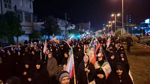 استمرار خروش ضد استکباری مردم نکا