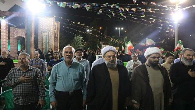 خروش انقلابی مردم خاورشهر در تجمعات اقتدار و مقاومت + عکس