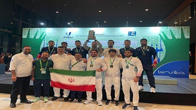 قهرمانی مقتدرانه ایران در کشتی آزاد دانشجویان جهان با ۷ مدال طلا