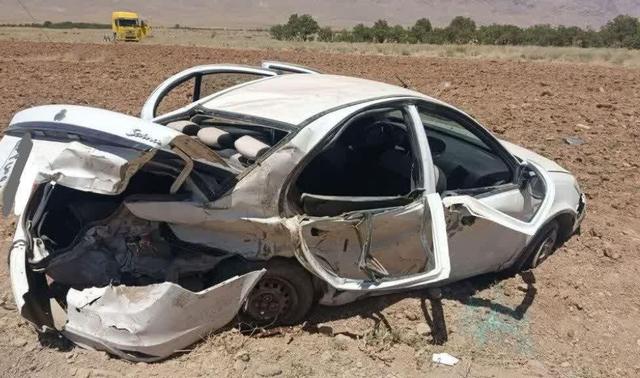 امدادرسانی هلال‌احمر به ۴ مصدوم تصادف در محور فرخشهر - دستگرد