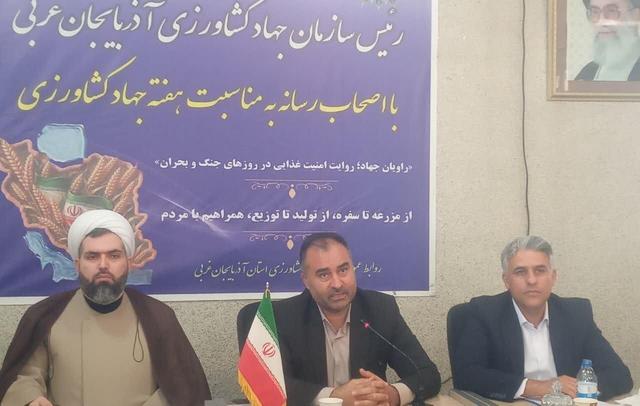 ۴۰ هزار میلیارد ریال در حوزه کشاورزی آذربایجان غربی سرمایه گذاری شد