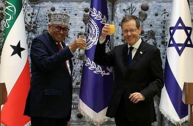 سفر رئیس سومالی‌لند به سرزمین اشغالی و دیدار با رئیس رژیم صهیونیستی