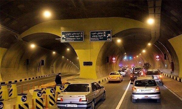 بی‌نظمی موتورسواران در تونل‌های شهری