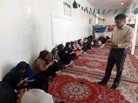 برگزاری آزمون عملی خوس دوزی در خرامه