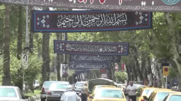 سیاه پوش شدن جای جای گیلان با آغاز ماه محرم