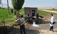 مسدود کردن ۳ حلقه چاه غیرمجاز در شهرستان نور