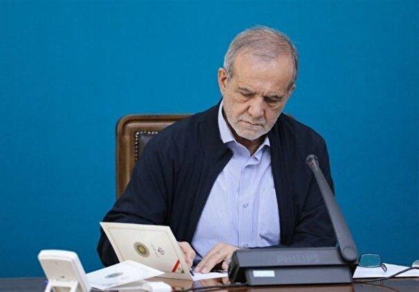 پزشکیان: ‏ملت ایران از امام شهید آموخته زیر بار ذلت نرود