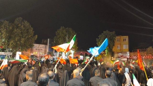 همخوانی نماهنگ «ای غم شیرینم» در اجتماع شبانه