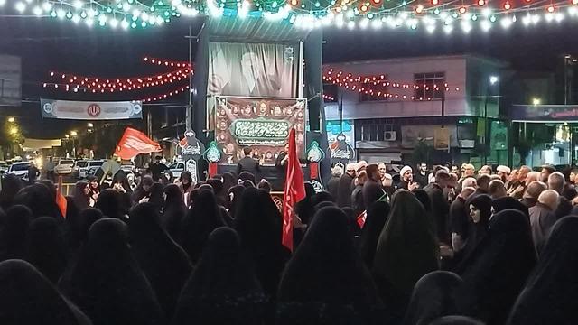 چهارمین مراسم اقامه عزای سیدالشهدای کربلا در آستانه اشرفیه 