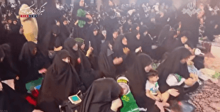 مراسم شیرخوارگان حسینی در مهدیه تهران