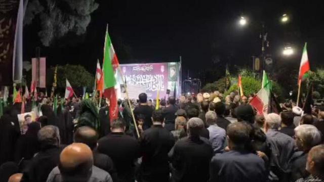 عزاداری مردم فیروزان در تجمعات شبانه