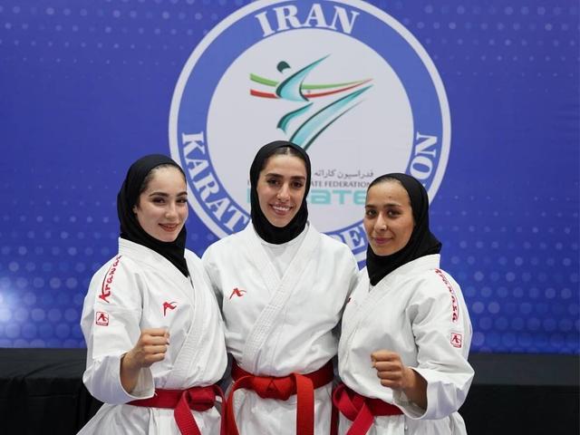 کاراته قهرمانی آسیا؛ کاتای تیمی بانوان ایران برنز گرفت، حذف مردان
