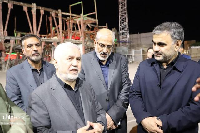 بازدید قائم مقام وزیر و معاون میراث‌فرهنگی از حسینیه اعظم زنجان