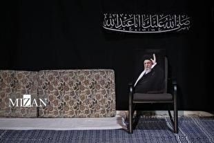 اولین شب مراسم عزاداری ماه محرم در جوار محل عروج ملکوتی قائد شهید انقلاب اسلامی