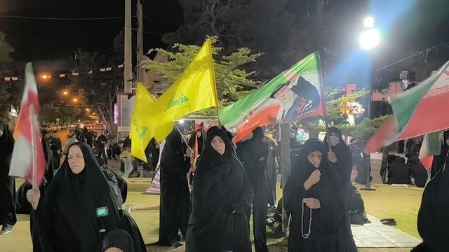 اجتماع عاشورایی هیئت رضویه؛عهد جوانان گلپایگان بامکتب قاسم بن الحسن(ع)