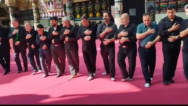 عزاداری اهالی روستای خرمدشت کوهبنان در روز هفتم ماه محرم