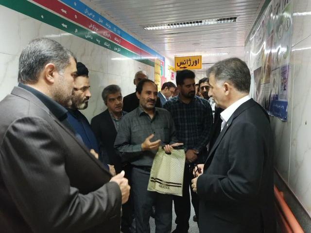 رئیس دانشگاه علوم پزشکی کرمانشاه از بیمارستان سنقر بازدید کرد